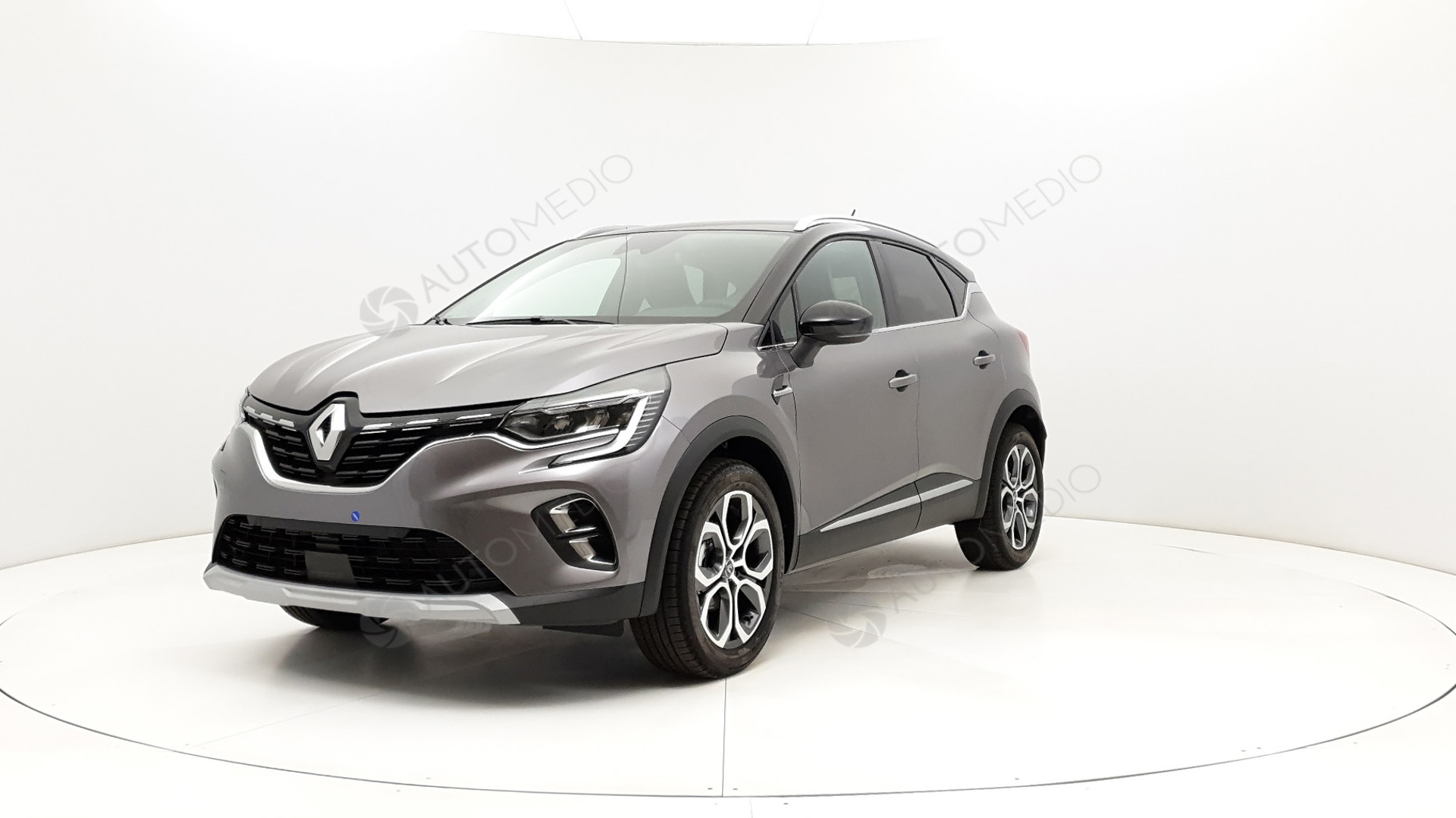 Renault Captur Essence 100ch INTENS Gris Cassiopée / Toit Noir étoilé ...
